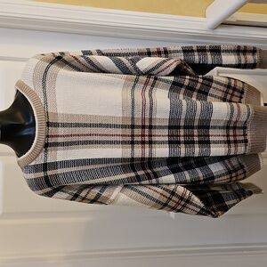 ORVIS Plaid Knit Sweater for Men - L